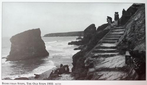 Bedruthan old Steps 1935